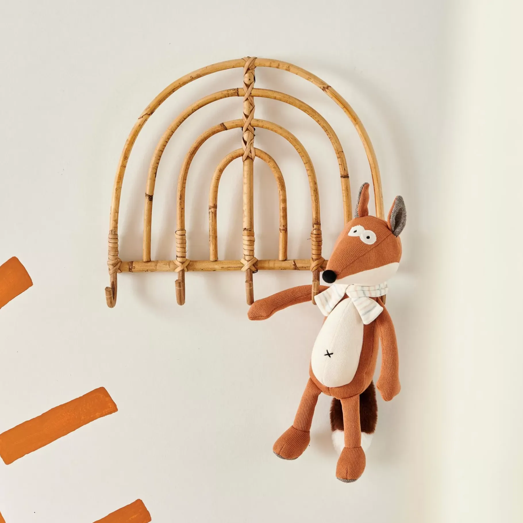 CASA Monarc Perchero De Pared Natural