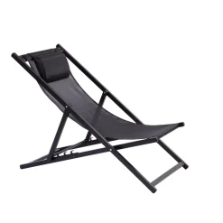 CASA Monterey Silla Plegable Negro