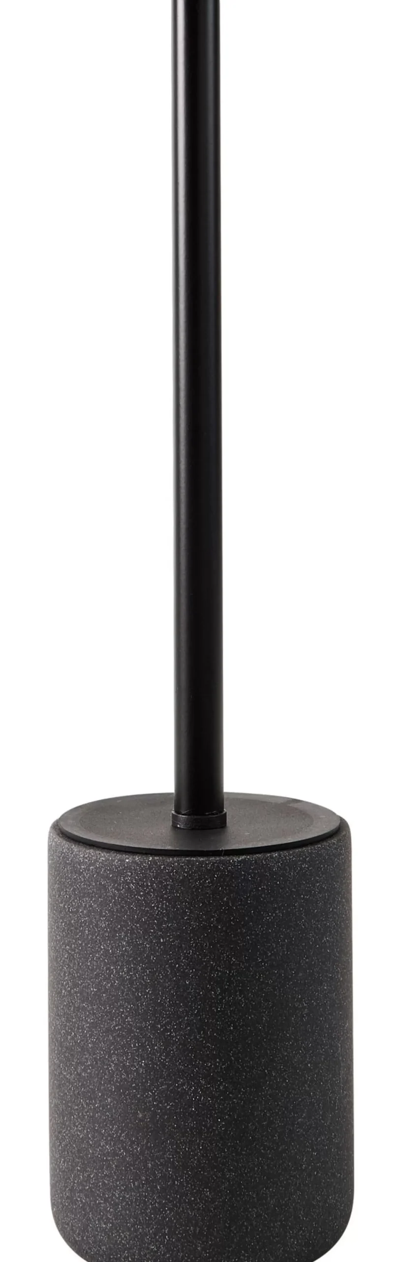 CASA Moon Cepillo Wc En Soporte Negro, Gris Oscuro