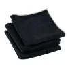 CASA Multi Pano De Microfibra Juego De 3 Negro