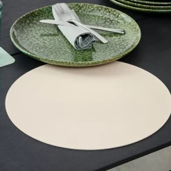 CASA Nappa Mantel Individual Blanco, Menta