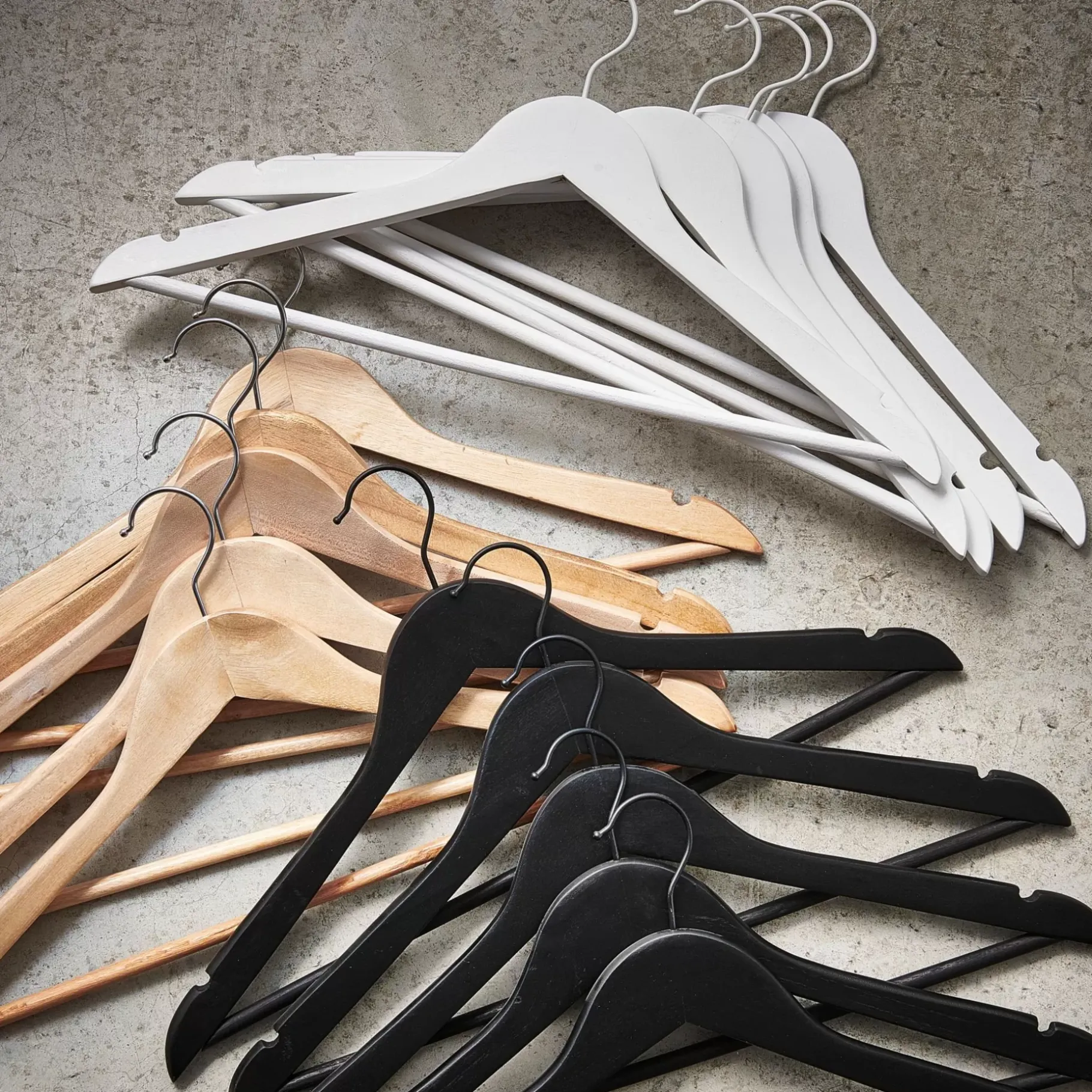 CASA New Wood Perchas Juego De 5 Natural