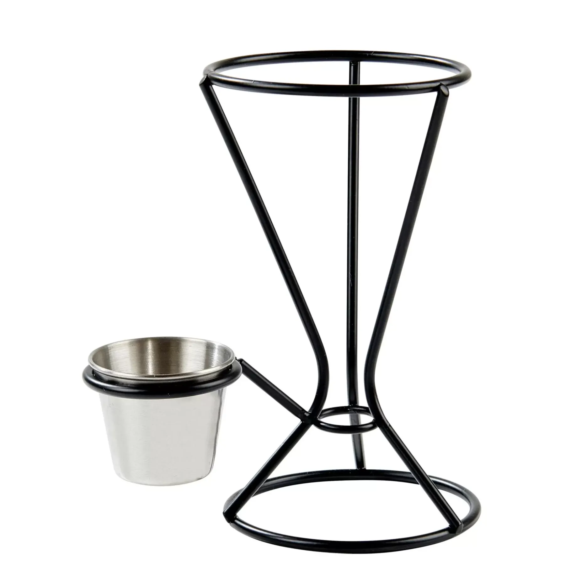 CASA Njam Xl Soporte Recipient Salsa Negro, Plateado