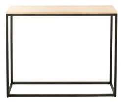 CASA Oak Consola Negro, Natural