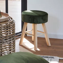 CASA Oscar Taburete Verde Oliva