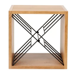 CASA Oxo Botellero Negro, Natural, Multicolor