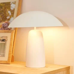 CASA Pandi Lampara De Mesa Blanco Apagado