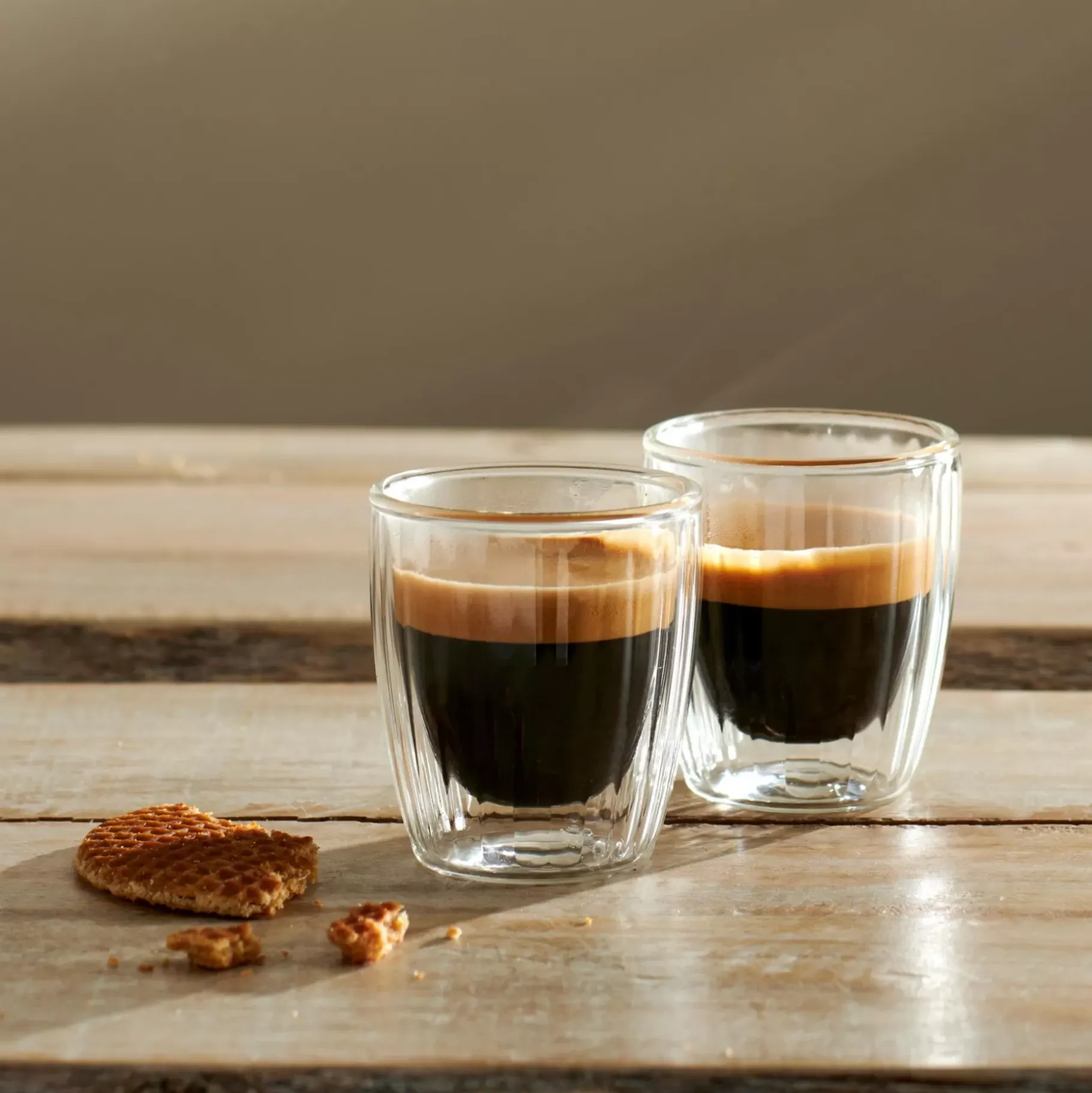 CASA Pausa Vaso De Doble Pared Juego De 2 Transparente