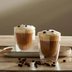 CASA Pausa Vaso De Doble Pared Juego De 2 Transparente