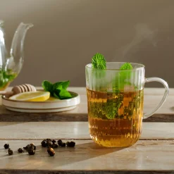 CASA Pausa Vaso De Te Con Asa Transparente