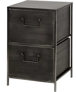 CASA Pharma Cajonera 2 Cajones Negro