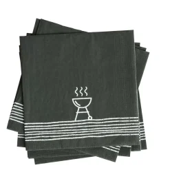 CASA Pure Bbq Paquete De 20 Servilletas Varios Colores