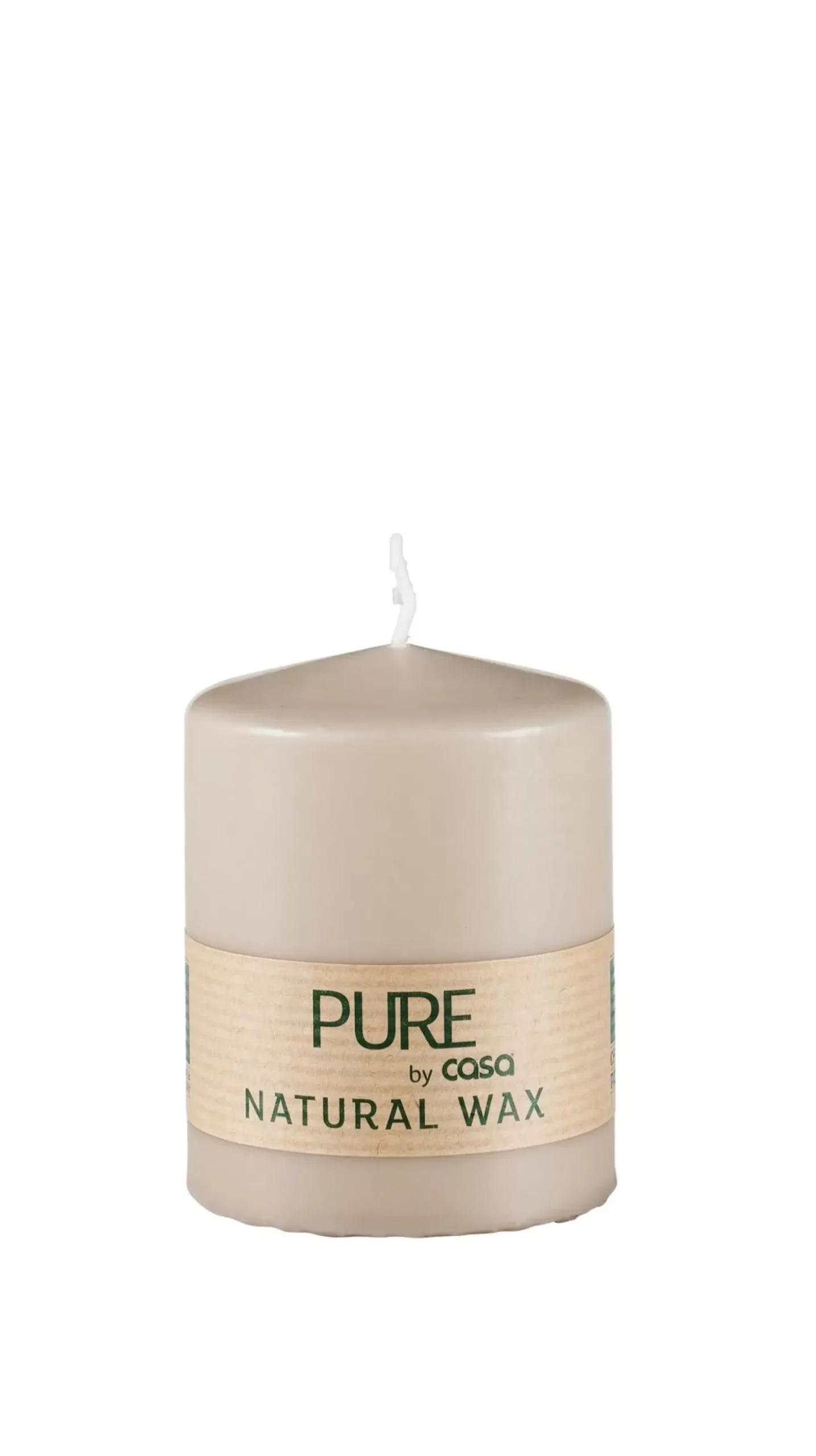 CASA Pure Vela Cilindrica Gris