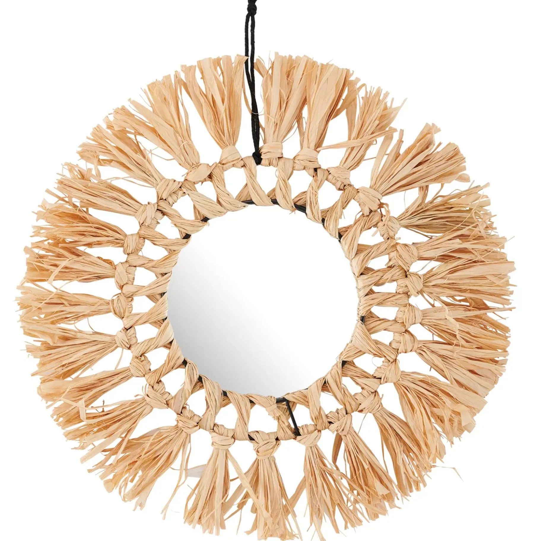 CASA Raffia Espejo Natural