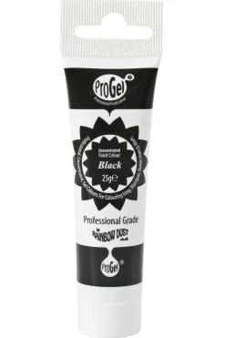 CASA Rainbowdust Gel De Color P/Pasta Azucar Negro