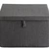 CASA Rango Caja De Almacenaje Gris Oscuro