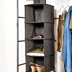 CASA Rango Sistema Almacenaje 4Compartimentos Gris Oscuro