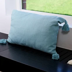 CASA Ravi Cojin Aguamarina