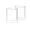 CASA Relax Vaso De Doble Pared Juego De 2 Transparente