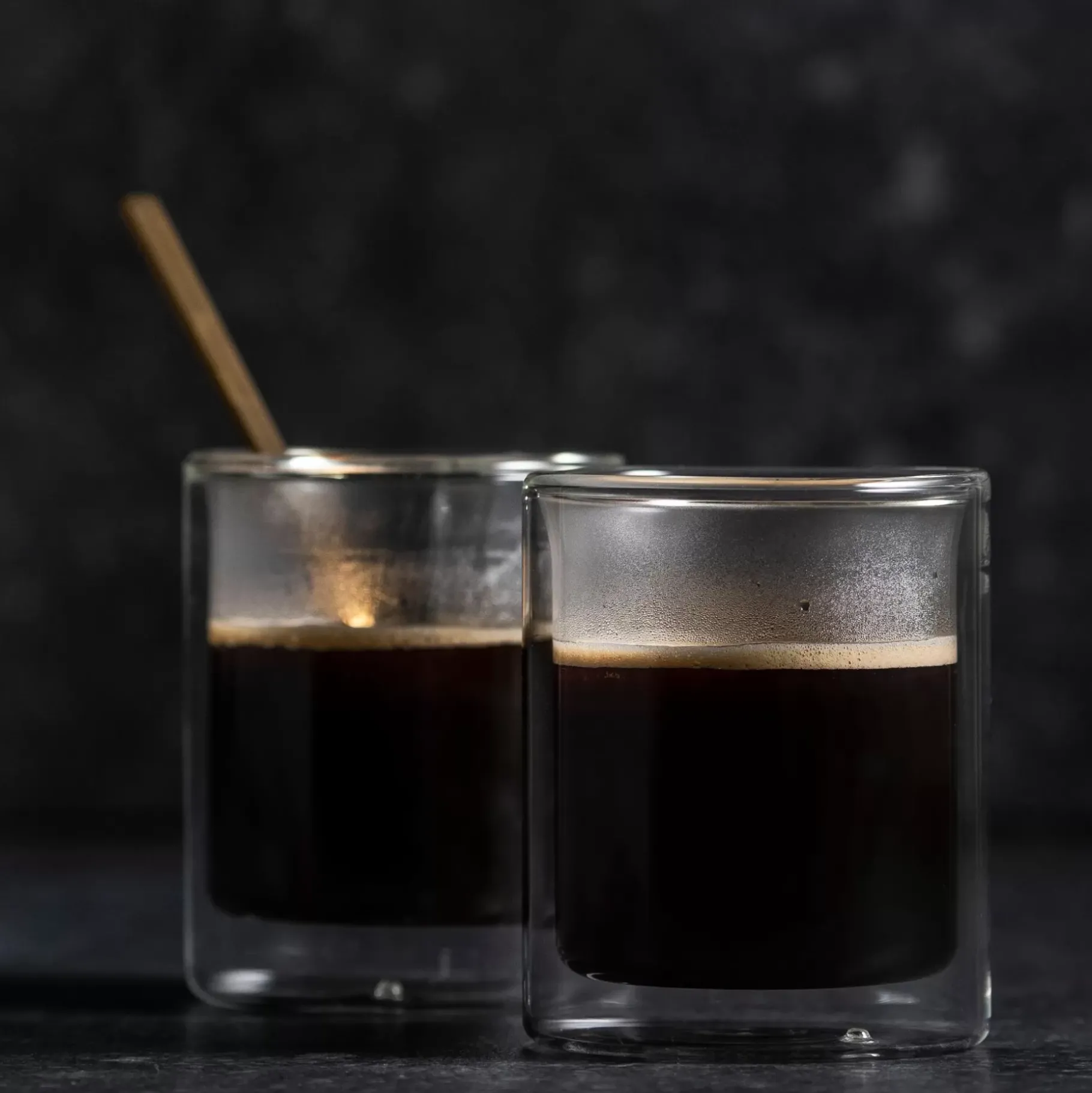 CASA Relax Vaso De Doble Pared Juego De 2 Transparente