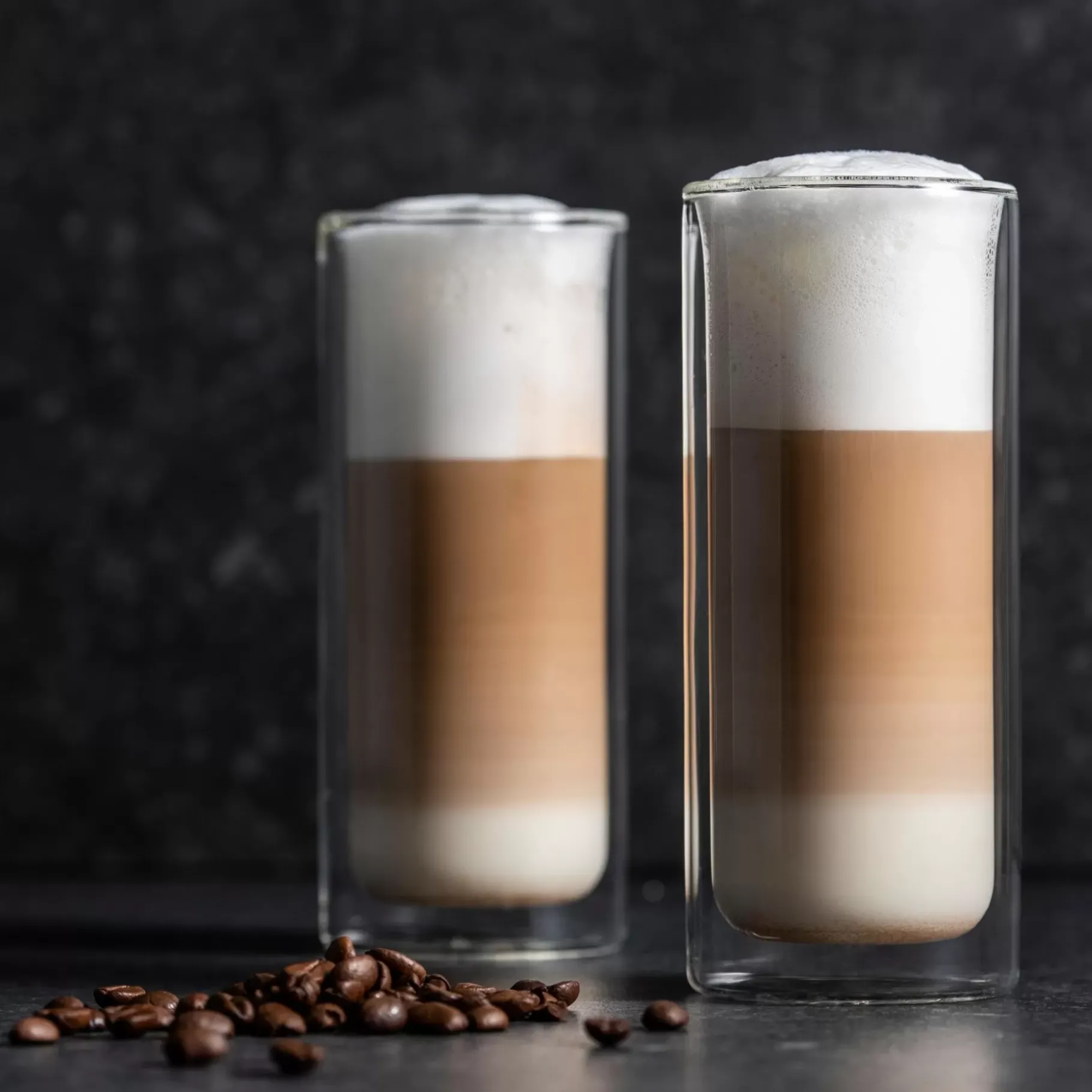 CASA Relax Vasos De Doble Pared Juego De 2 Transparente