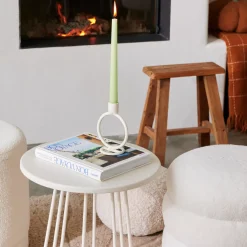 CASA Rings Candelabro Blanco