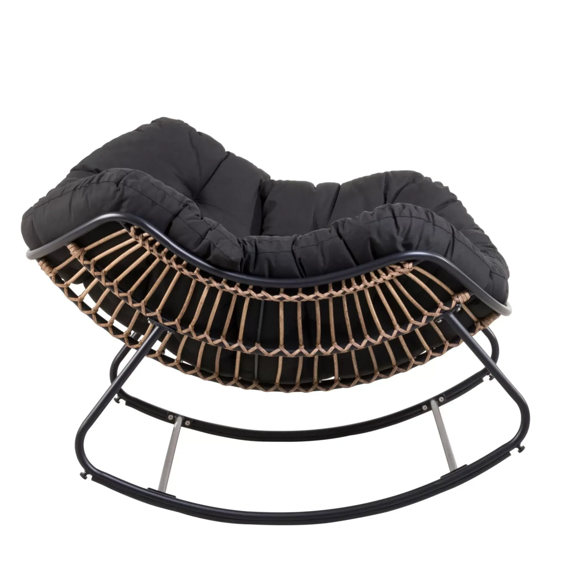 CASA Rocko Mecedora Negro