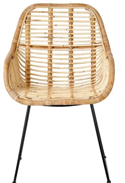 CASA Rotan Silla De Comedor Natural