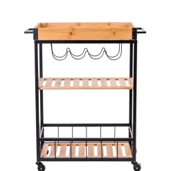 CASA Selmo Carrito De Cocina Natural