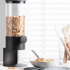 CASA Sirial Dispensador De Cereales Negro