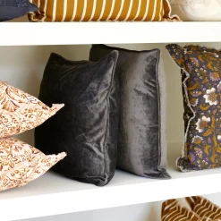 CASA Suave Funda Para Cojin Gris Oscuro