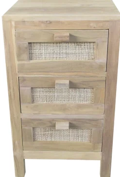 CASA Teck Cajonera 3 Cajones Natural