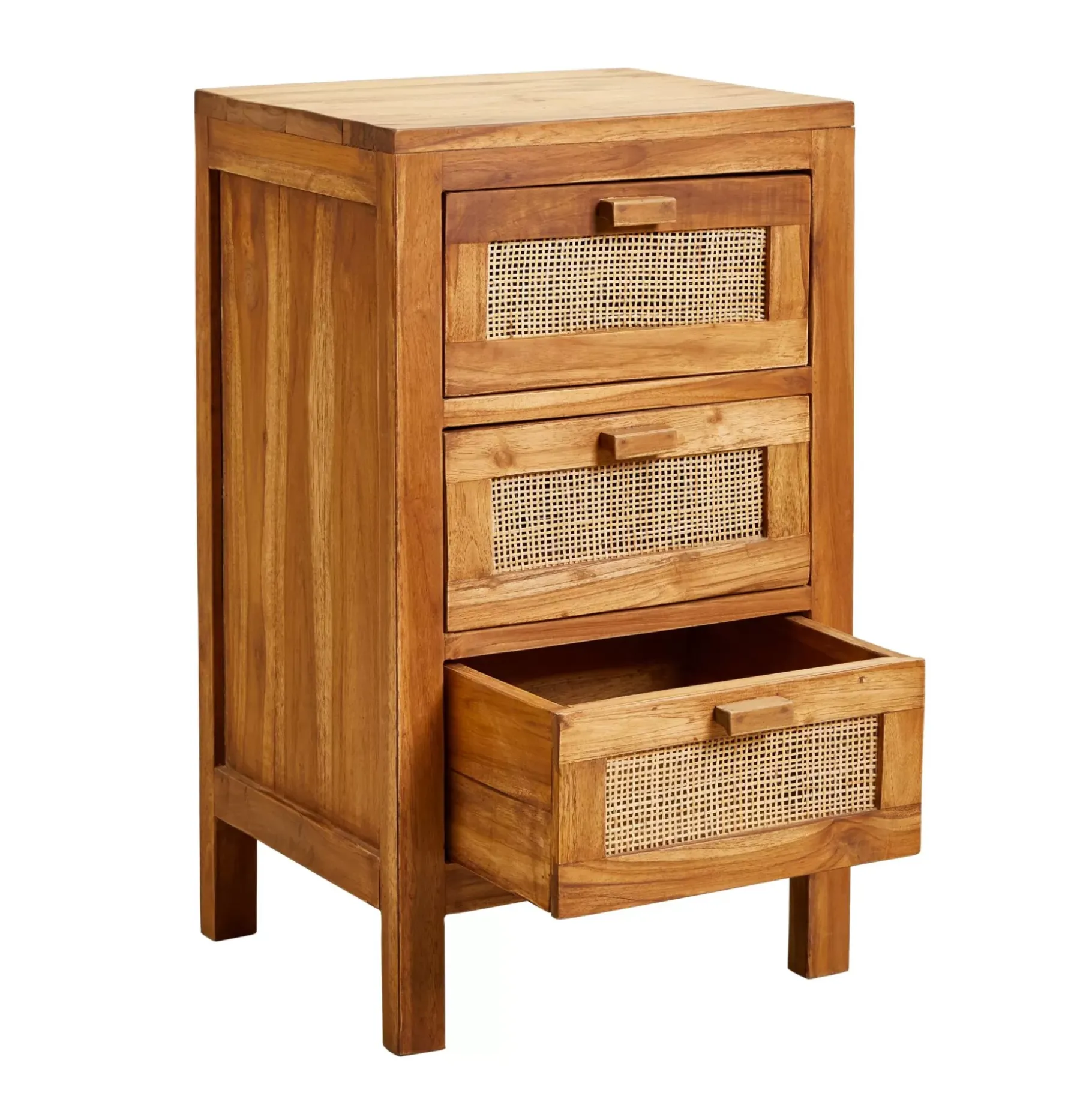 CASA Teck Cajonera 3 Cajones Natural