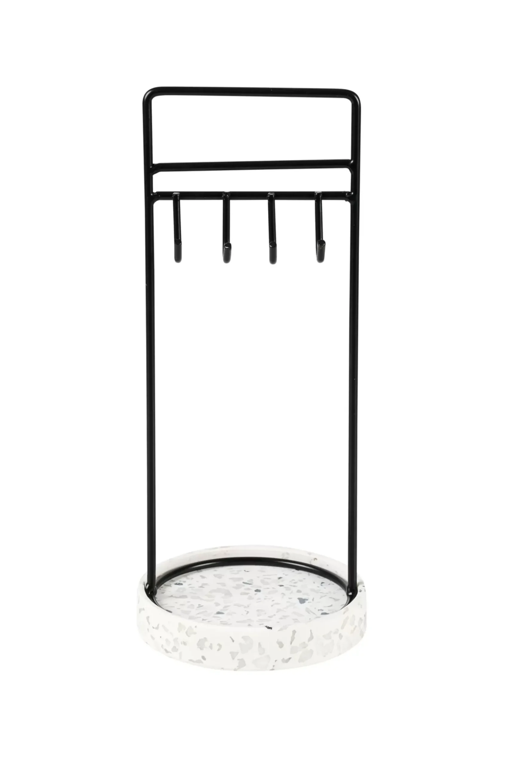 CASA Terrazzo Joyero Negro, Blanco, Gris