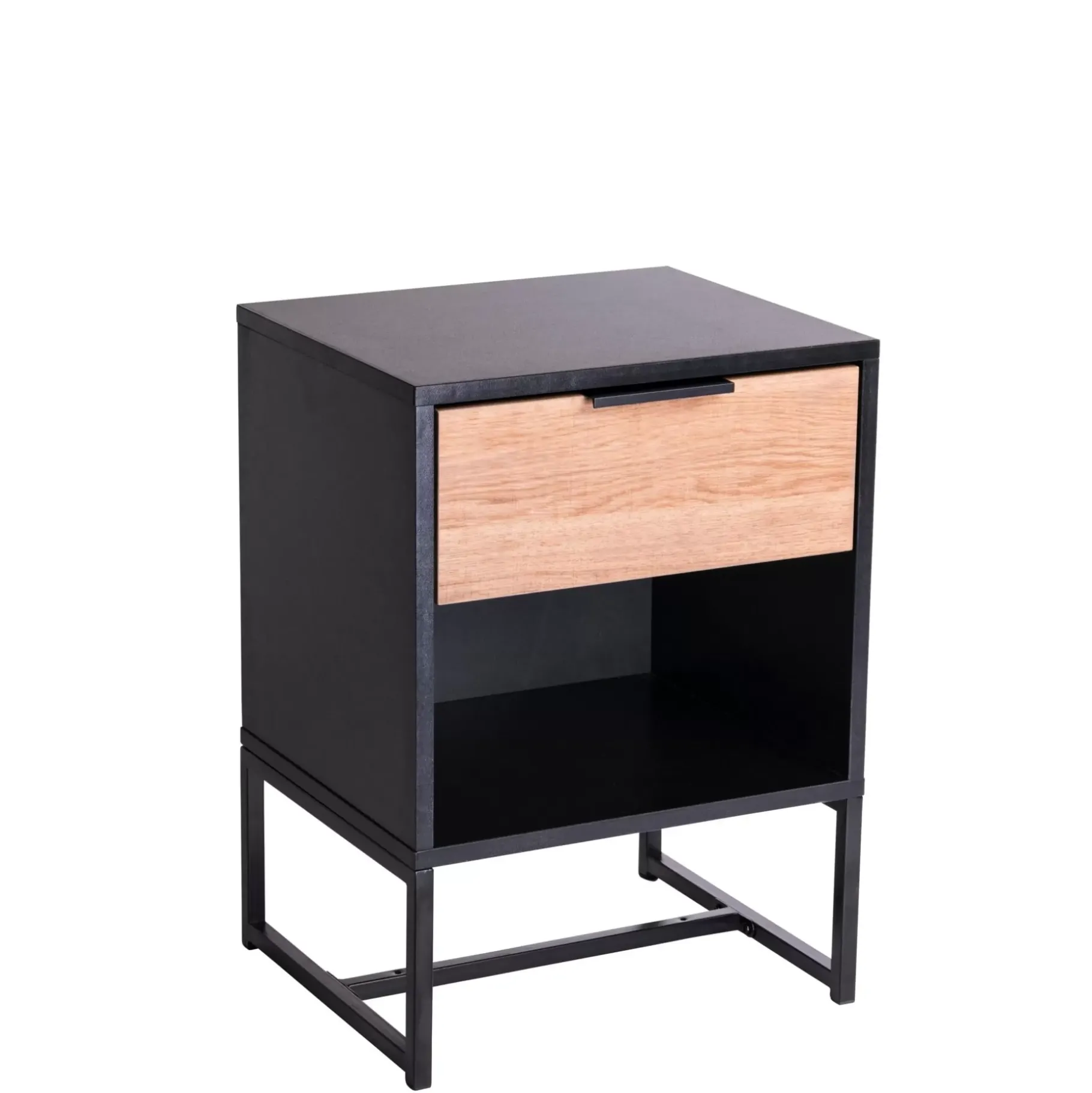 CASA Trenton Mesilla De Noche Negro, Natural