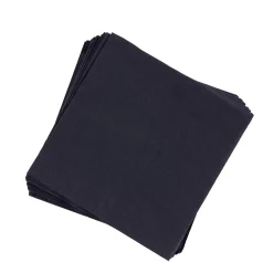 CASA Uni Juego De 20 Servilletas Negro