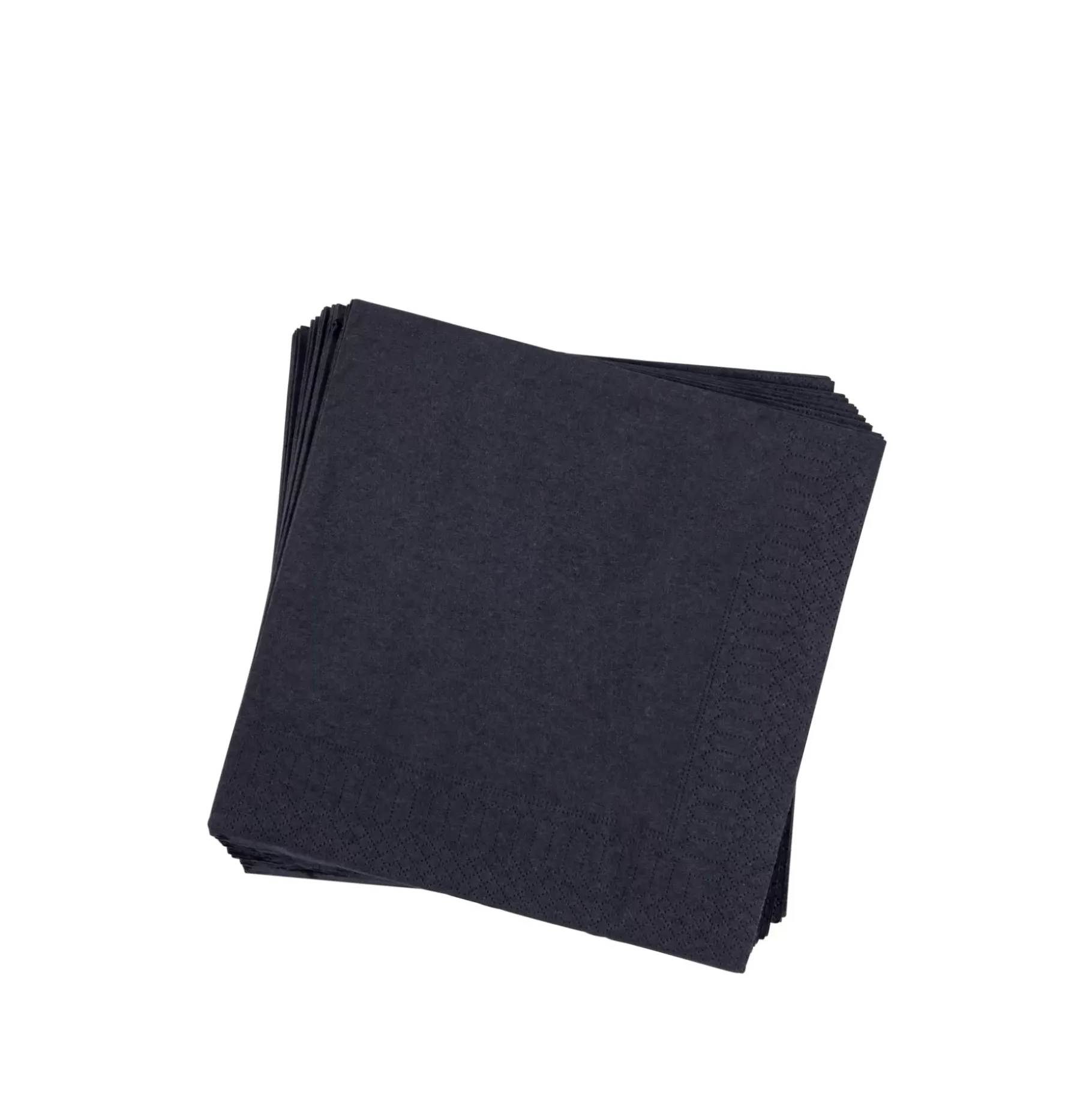 CASA Uni Juego De 20 Servilletas Negro