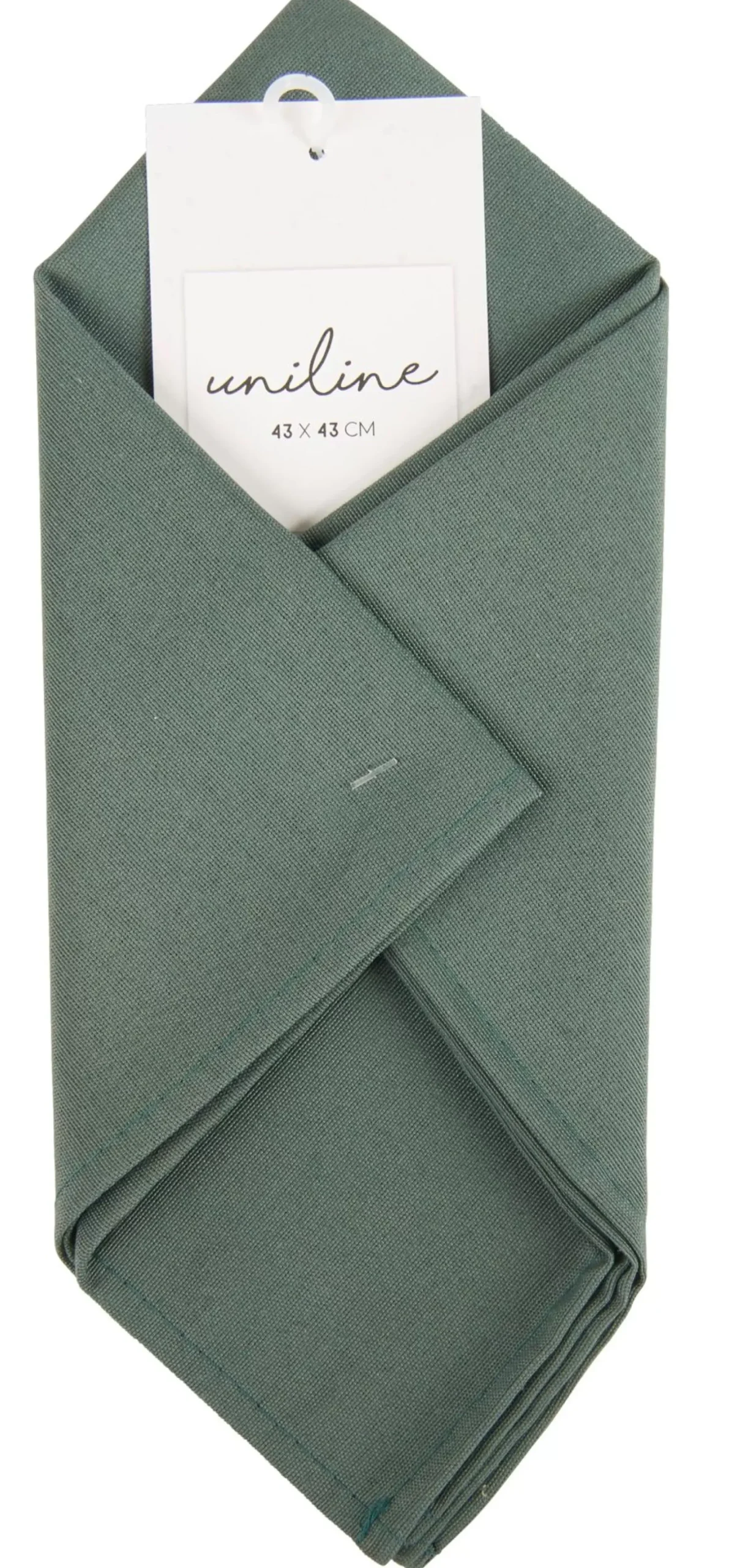 CASA Uniline Servilleta Verde Oscuro