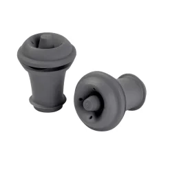 CASA Vacuvin Tapones De Vino Juego De 2 Gris