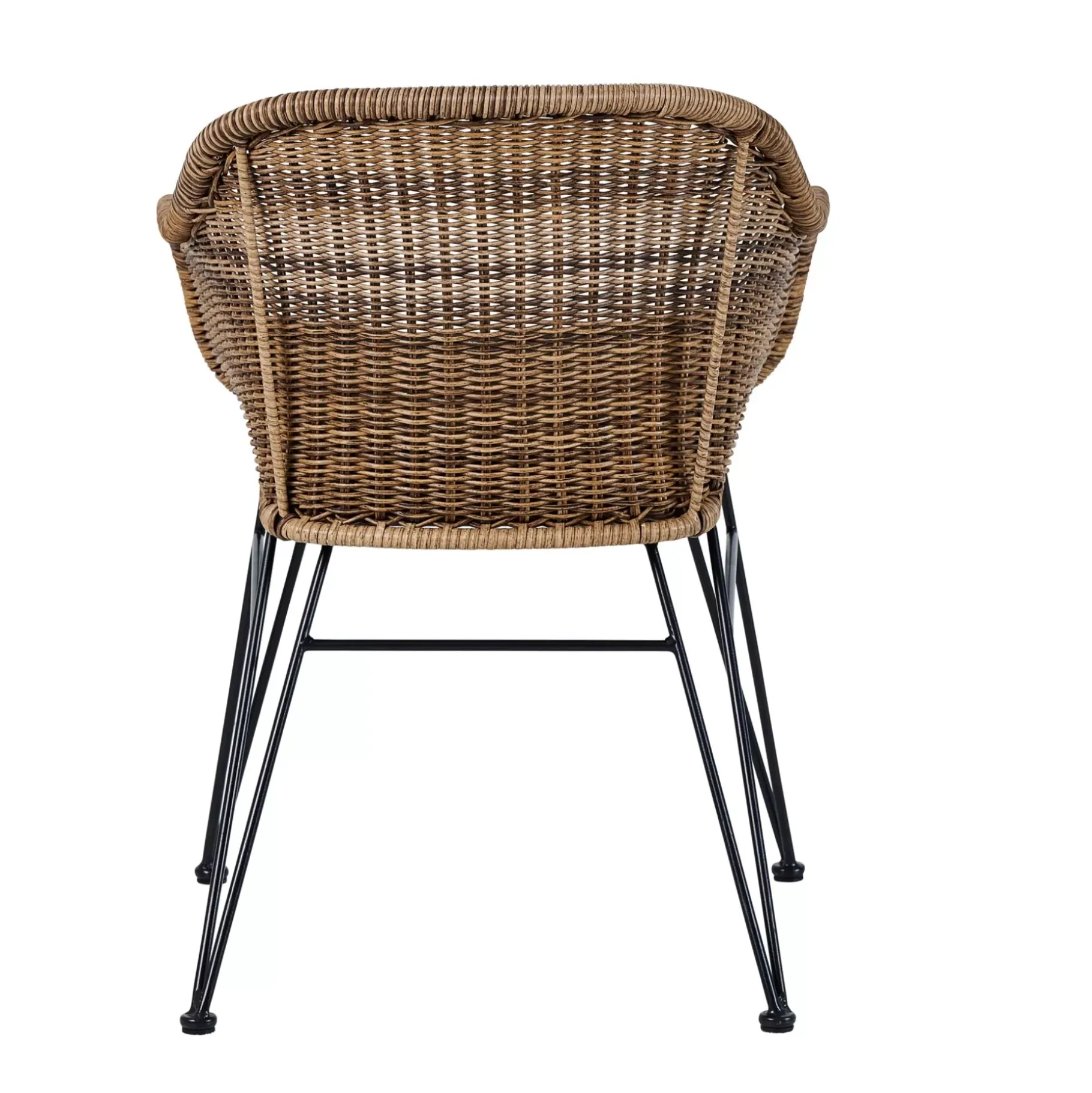 CASA Vienna Silla Comedor Negro, Natural