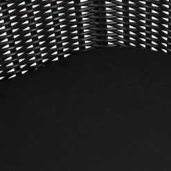 CASA Vienna Silla De Comedor Asiento Negro