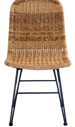 CASA Vienna Silla De Comedor Negro, Natural