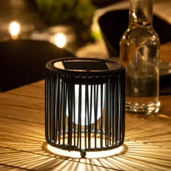 CASA Vinn Lampara Solar Negro