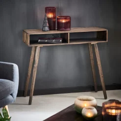 CASA Vintage Consola Marron, Natural