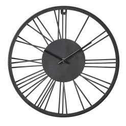 CASA Wheel Reloj De Pared Negro
