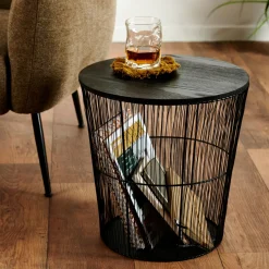 CASA Wiras Mesa Auxiliar Negro