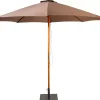 CASA Wood Parasol Sin Pie Taupe