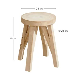 CASA Xander Mesa Auxiliar Natural