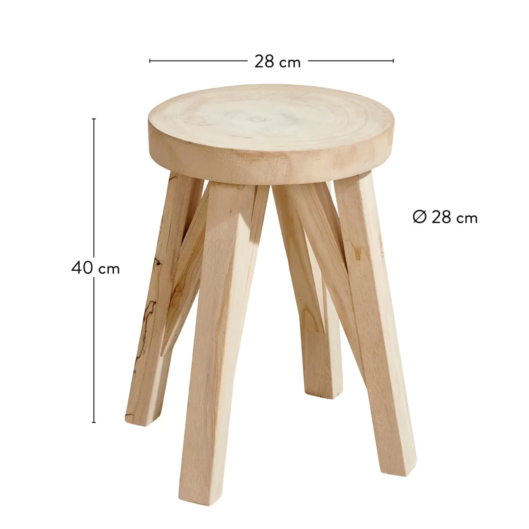 CASA Xander Mesa Auxiliar Natural