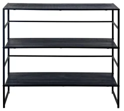 CASA Xavier Estanteria De Pared Negro